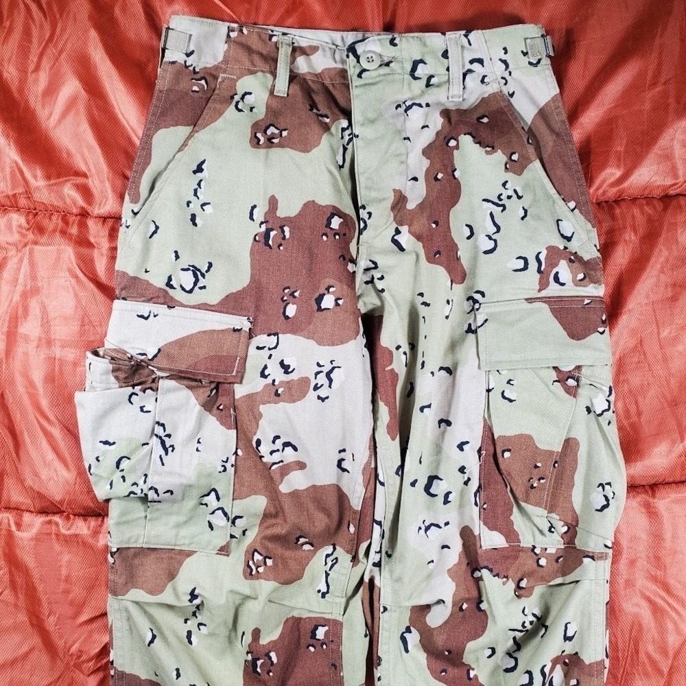 TROUSERS DESERT CAMOUFLAGE PATTERN COMBAT SIZE‎ SMALL 28 x 28 - Picture 2 of 12